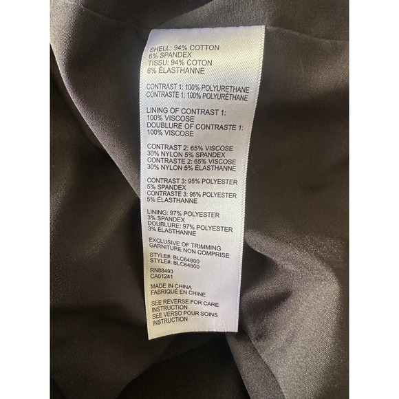 Blanc Noir Traveler Jacket Hooded Open Front Asymmetric Zip Padded Black Small - Picture 13 of 15